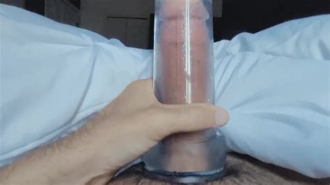 Edging Cock With Penis Pump Big Thick Cock