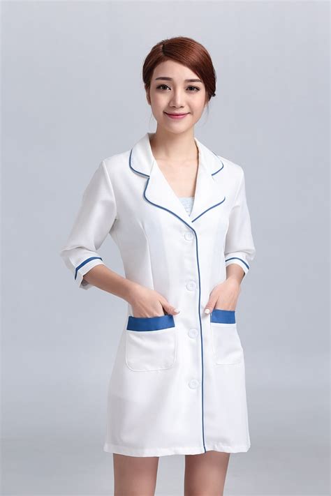 New Design Women Medical Coat Clothing White Nurses Uniforms Hospital