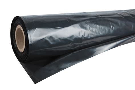 3 X 100 4 Mil Black Plastic Sheeting Constructions Agricultural Film