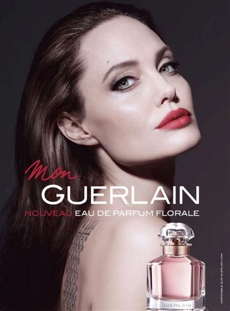 Angelina Jolie Mon Guerlain Florale Parfum Ad Campaign