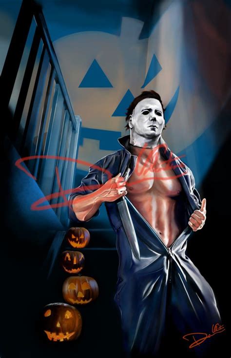 Michael Myers Halloween Hunks Of Horror Pinup By Cordy By On Deviantart Michael Myers Art