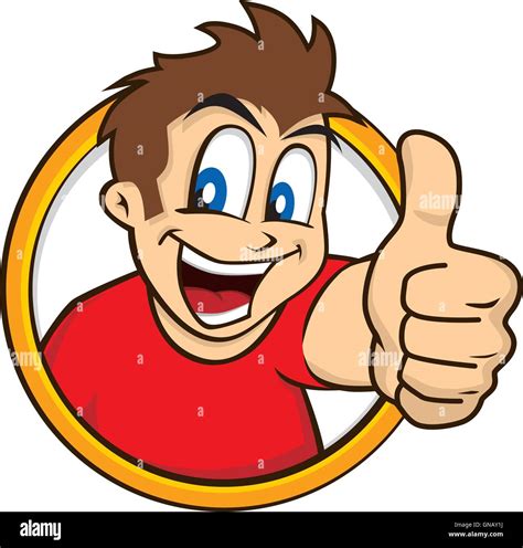 Cartoon Guy Thumbs Up Stock Vector Art And Illustration Vector Image