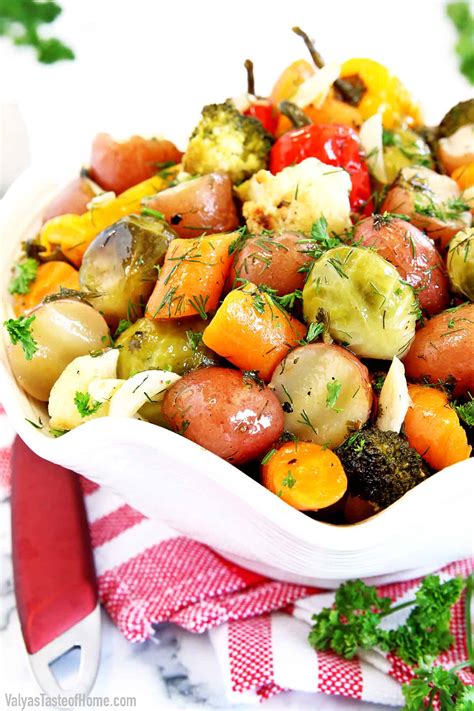Simple Roasted Mixed Vegetables Recipe Super Easy To Make