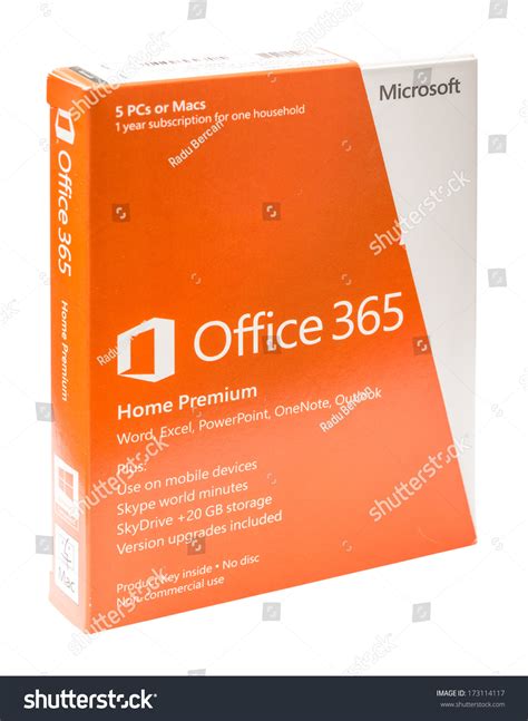 Bucharest Romania January 26 2014 Microsoft Office 365 Retail Box