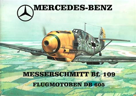 Ww2 German Luftwaffe Messerschmitt Bf 109 Mercedes Benz Aviation Motor