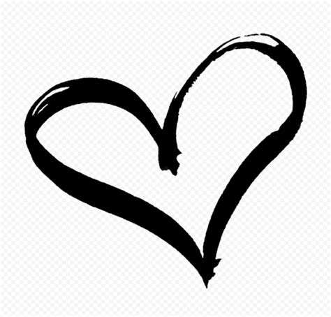 Transparent Heart Drawings Png Drawn Black Heart Transparent Png The Best Porn Website