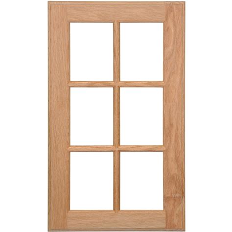 The unfinished shaker cabinet door is undoubtedly still in fashion and indeed in a number of instances they can make your kitchen. Unfinished Six Panel Glass Pane Cherry Cabinet Door | Cabinet Solutions