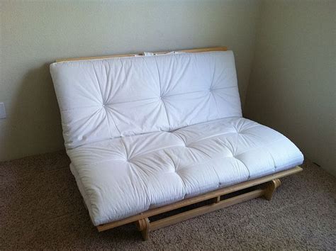 These products deflate in smaller. Queen size futon white mattress IKEA