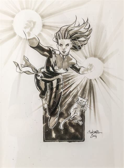 Captain Marvel Commission By Marcio Takara In E Ss Public Collection
