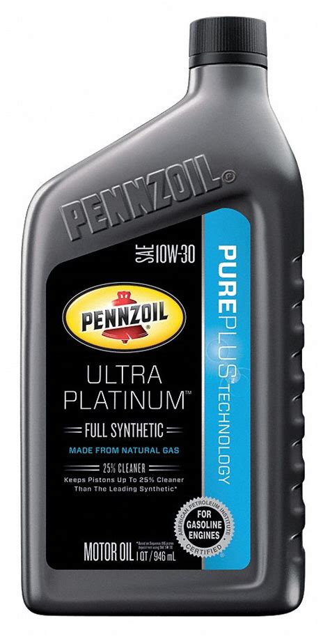 Pennzoil Full Synthetic Engine Oil 1 Qt 10w 30 For Use With