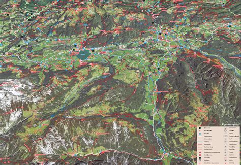 Bergfex Panoramakarte Kaiserwinkl Karte Kaiserwinkl Alm Kaiserwinkl