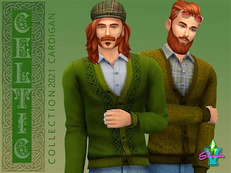 Celtic Cardigan By Simmiev At Tsr Sims 4 Updates