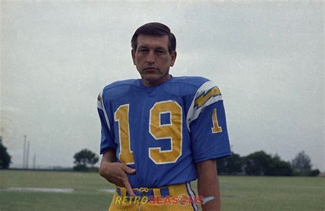 Johnny Unitas With The San Diego Chargers In His Final Season