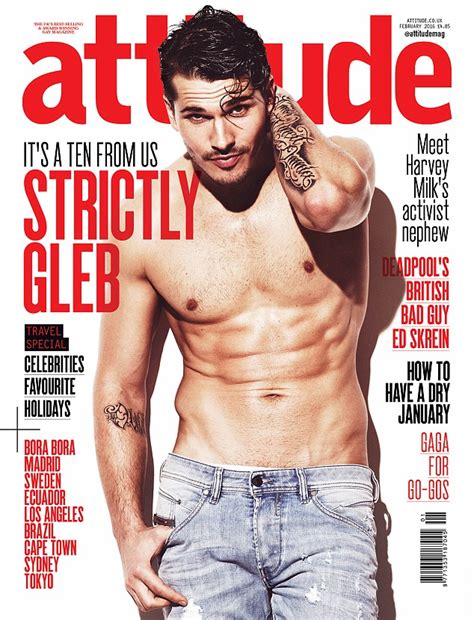 Strictly Come Dancing S Gleb Savchenko Shirtless For Attitude Magazine Cover Shoot Daily Mail