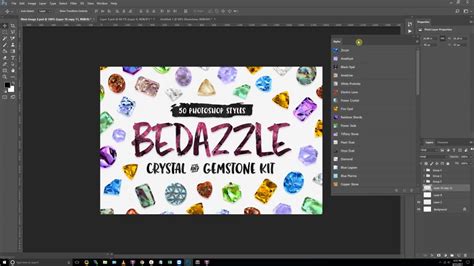 How To Easily Make Crystal Diamond And Gem Effects In Adobe Photoshop