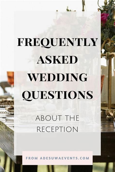 Do You Have Wedding Planning Questions That Keep Coming Up Get Answers