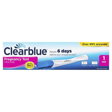 Clearblue Ultra Early Pregnancy Test 1pc Mannings Online Store