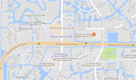Where Is Parkland Florida Map Of Douglas School Shooting