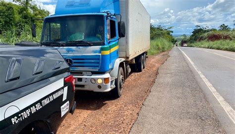 Pol Cia Civil Recupera Caminh O Roubado Em Imperatriz Oprogressonet