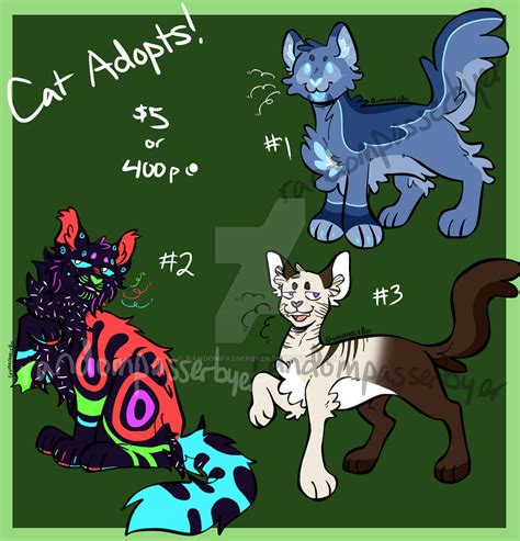 Cat Adopts Batch 3 3 Open By Randompasserbyer On Deviantart