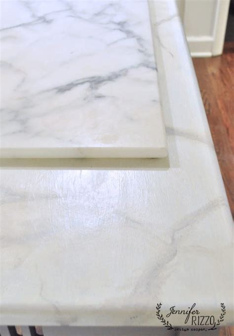 How To Paint Faux Marble On A Table Top Jennifer Rizzo