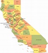 Counties In California Map With Cities - Nat Laurie