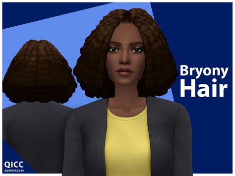 The Sims Resource Bryony Hair By Qicc Sims 4 Hairs