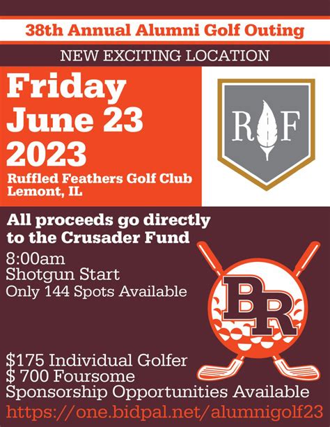 38th Annual Alumni Golf Outing Brother Rice High School