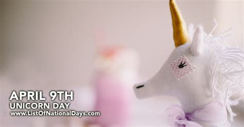 Unicorn Day List Of National Days