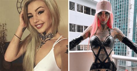 Dragon Girl Amber Luke Reveals She Faces Discrimination After K Face Tattoos And Piercings