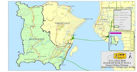 Peta Daerah Barat Daya Pulau Pinang Pulau Pulau Pinang Wikiwand Ibu