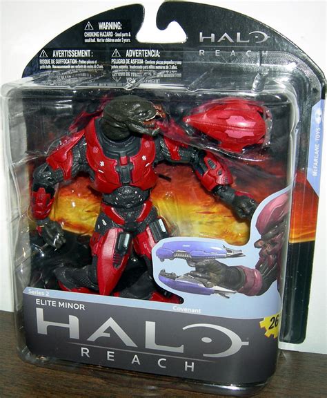 Elite Officer Action Figure Red Mcfarlane Toys Halo Reach Series 2