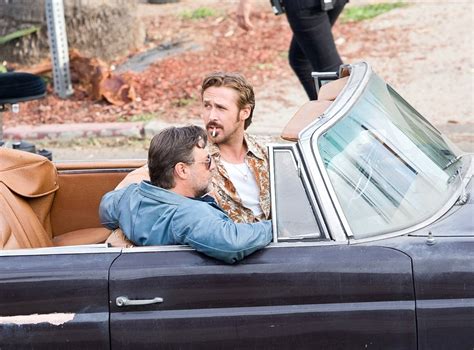 The Nice Guys Ryan Gosling E Russell Crowe Durante Le Riprese 393619