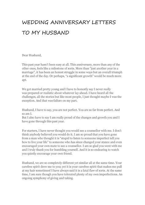 Letter To Husband To Save Marriage Collection Letter Template Collection