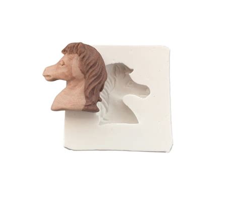 molde de silicone animais da fazenda cabeça cavalo f 16 no elo7 donna molde de silicone