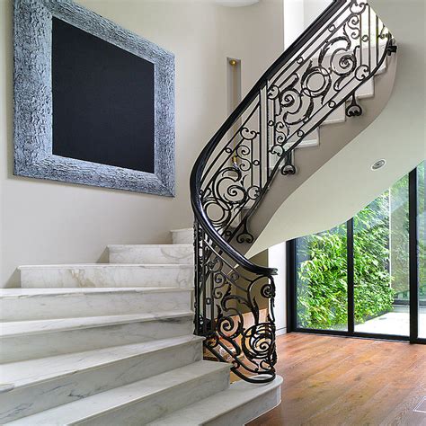 Stainless steel is regarded by many as a wonder ma. Stainless steel balustrade - DOUBLE FLIGHT - elite ...