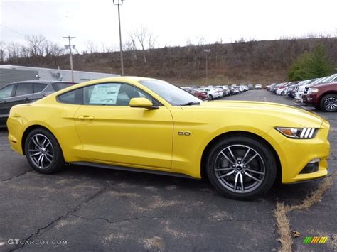 2017 Triple Yellow Ford Mustang Gt Coupe 117434695 Photo 3 Gtcarlot
