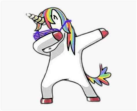 Unicorn Dab Dabbing Unicorn Png Transparent Png Kindpng