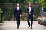 Foto: Los hermanos William y Harry inauguran la estatura de su madre ...