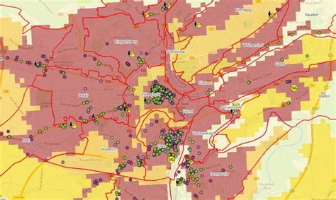 Population Density And Shops Distribution Population Density See