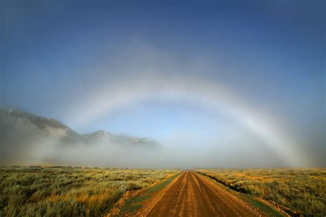 Fog Bow Rare White Rainbow Captured In Scotland