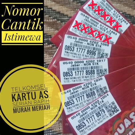 Maybe you would like to learn more about one of these? Jual Kartu Perdana Telkomsel Nomor Cantik Kartu As di ...