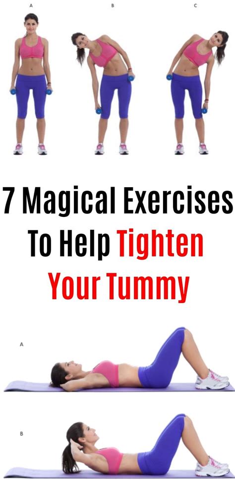 7 Magical Exercises To Help Tighten Your Tummy Stay Fitting Tighten