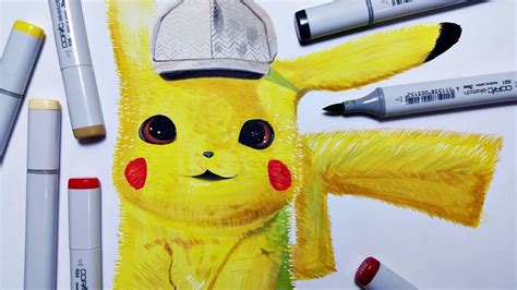 Drawing PokÉmon Detective Pikachu Youtube