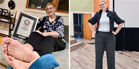 A Texas Woman Found Out She Has The Largest Feet In The World