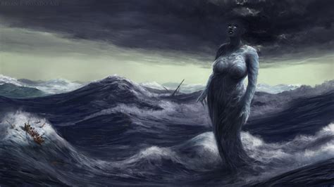 Storm Goddess By Bryan F Rosado Rimaginaryseascapes