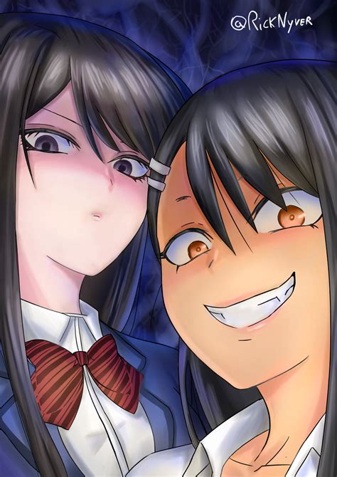 Komi San X Nagatoro Rick Nyver Illustrations ART Street