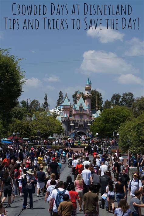 Crowded Days At Disneyland Five Tips To Save The Day