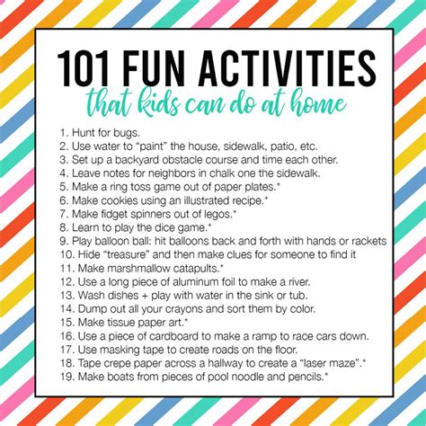 101 Fun Summer Activities For Kids Artofit