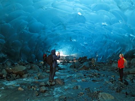 Mendenhall Glacier Ice Cave Juneau Alaska These Caves Ar Flickr